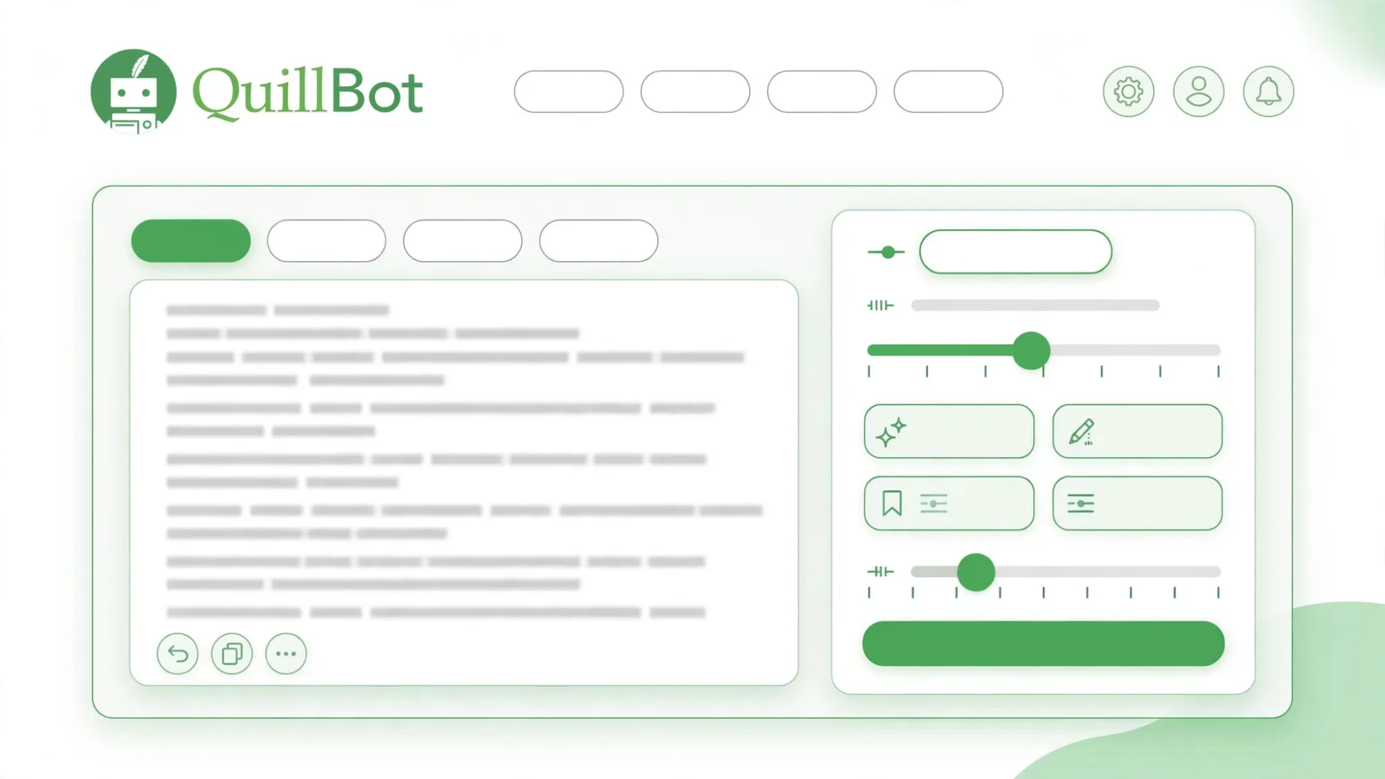 QuillBot grammar checker interface
