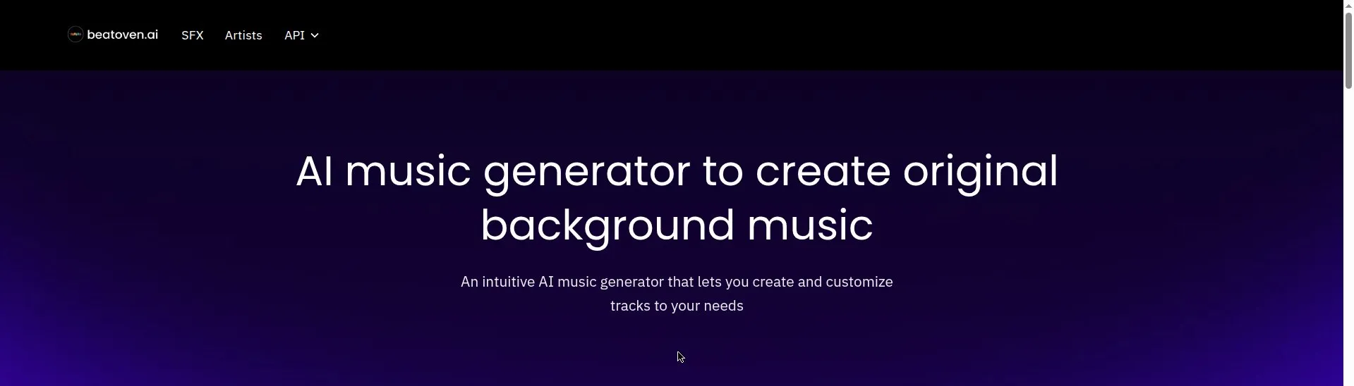 Beatoven.ai preview
