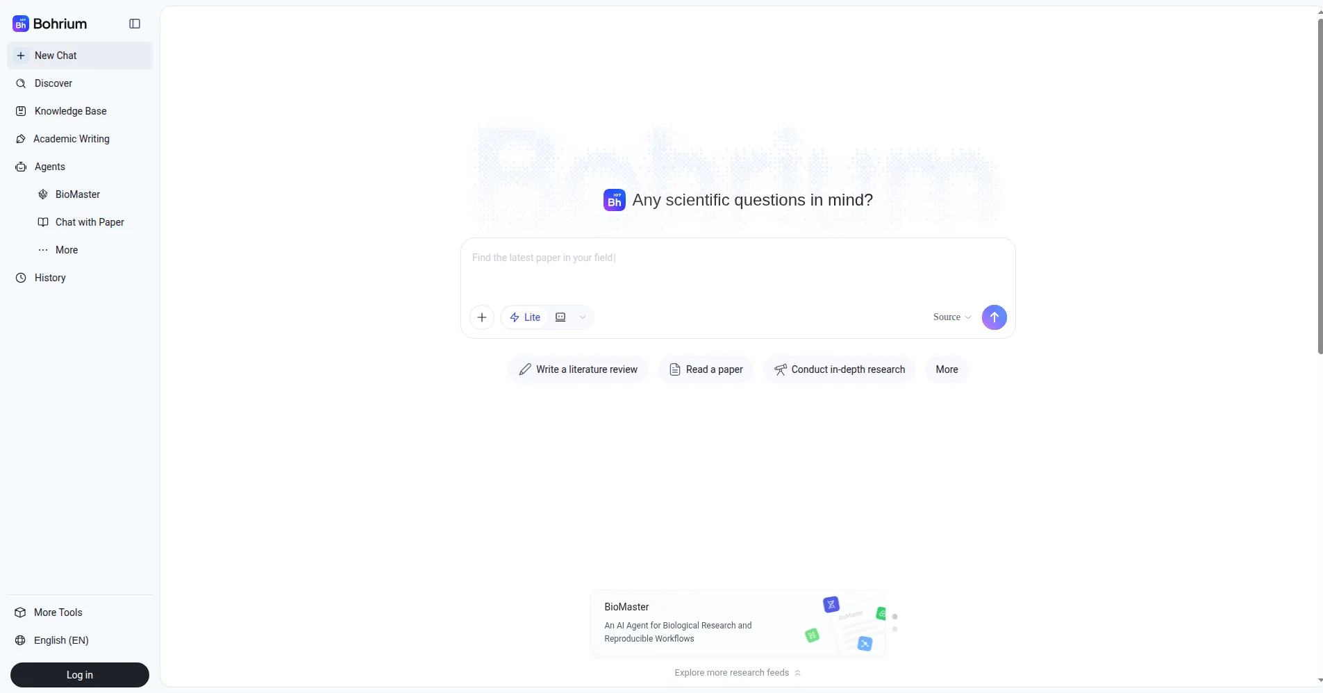 Science Tools Design Single Bohrium – AI Science Research Platform 2026 | Draqee