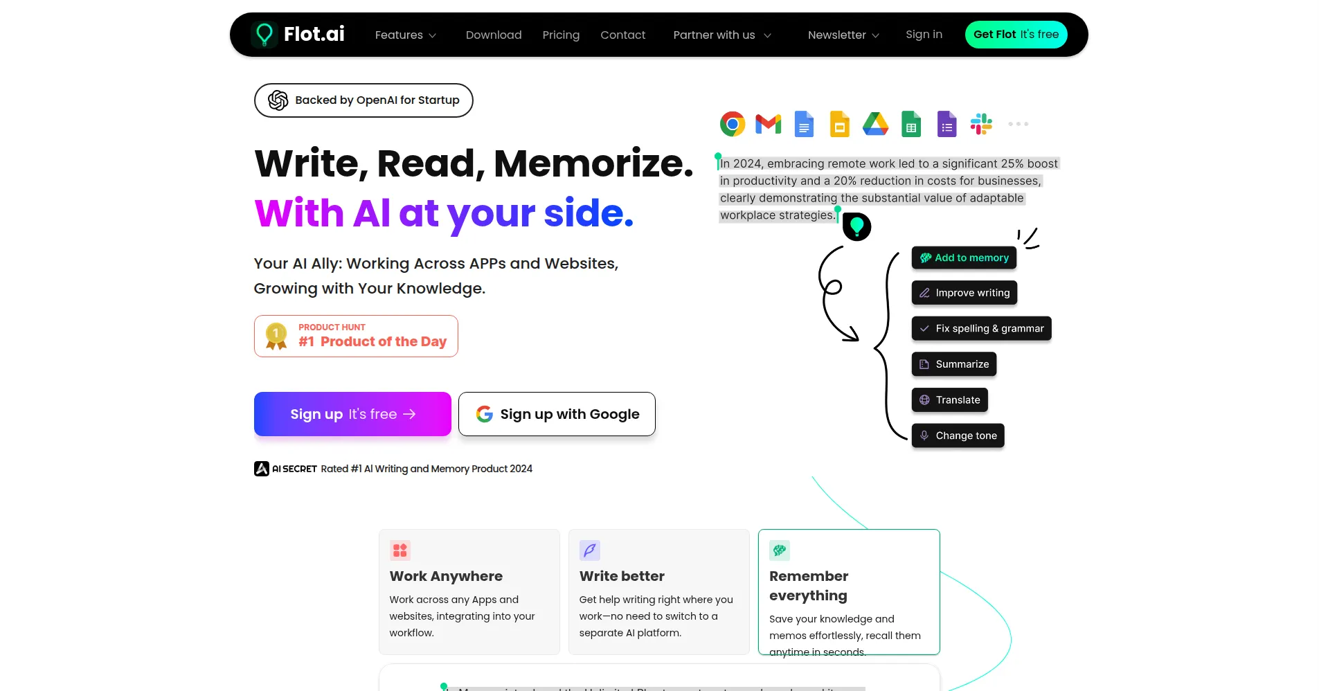 Flot AI preview