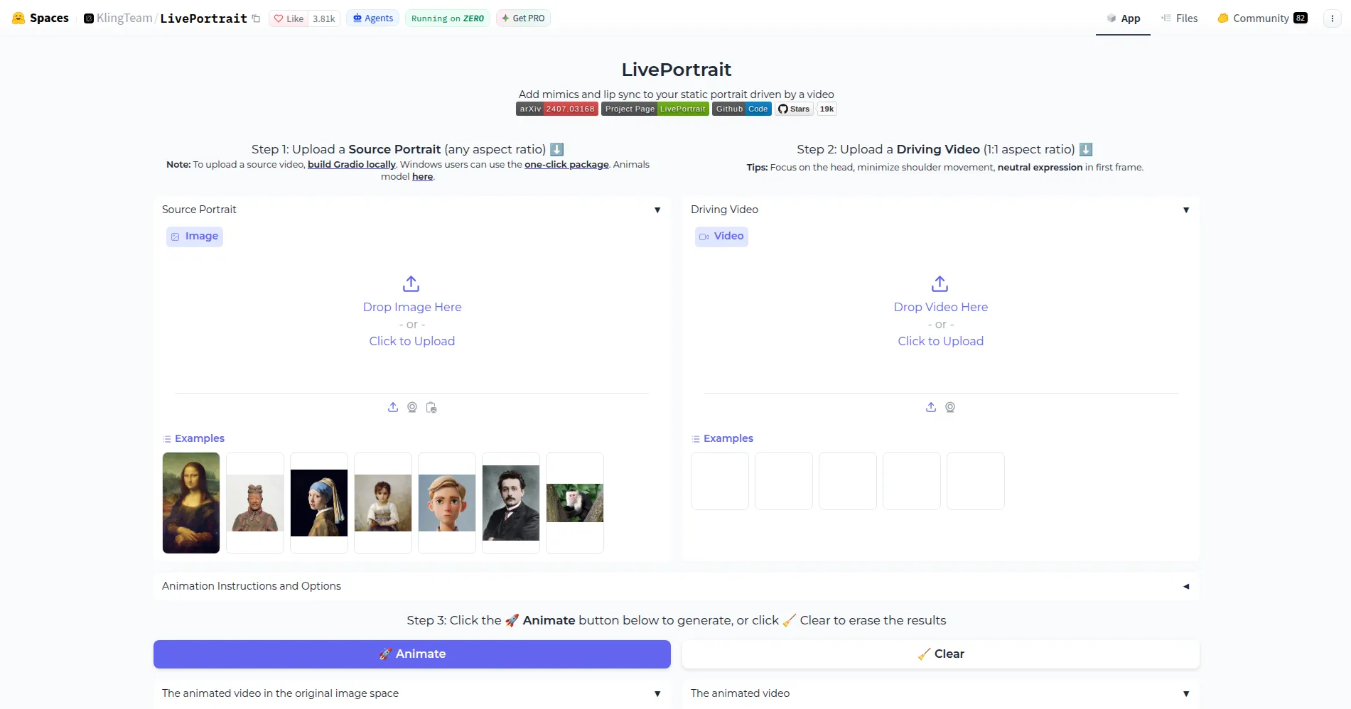 LivePortrait preview