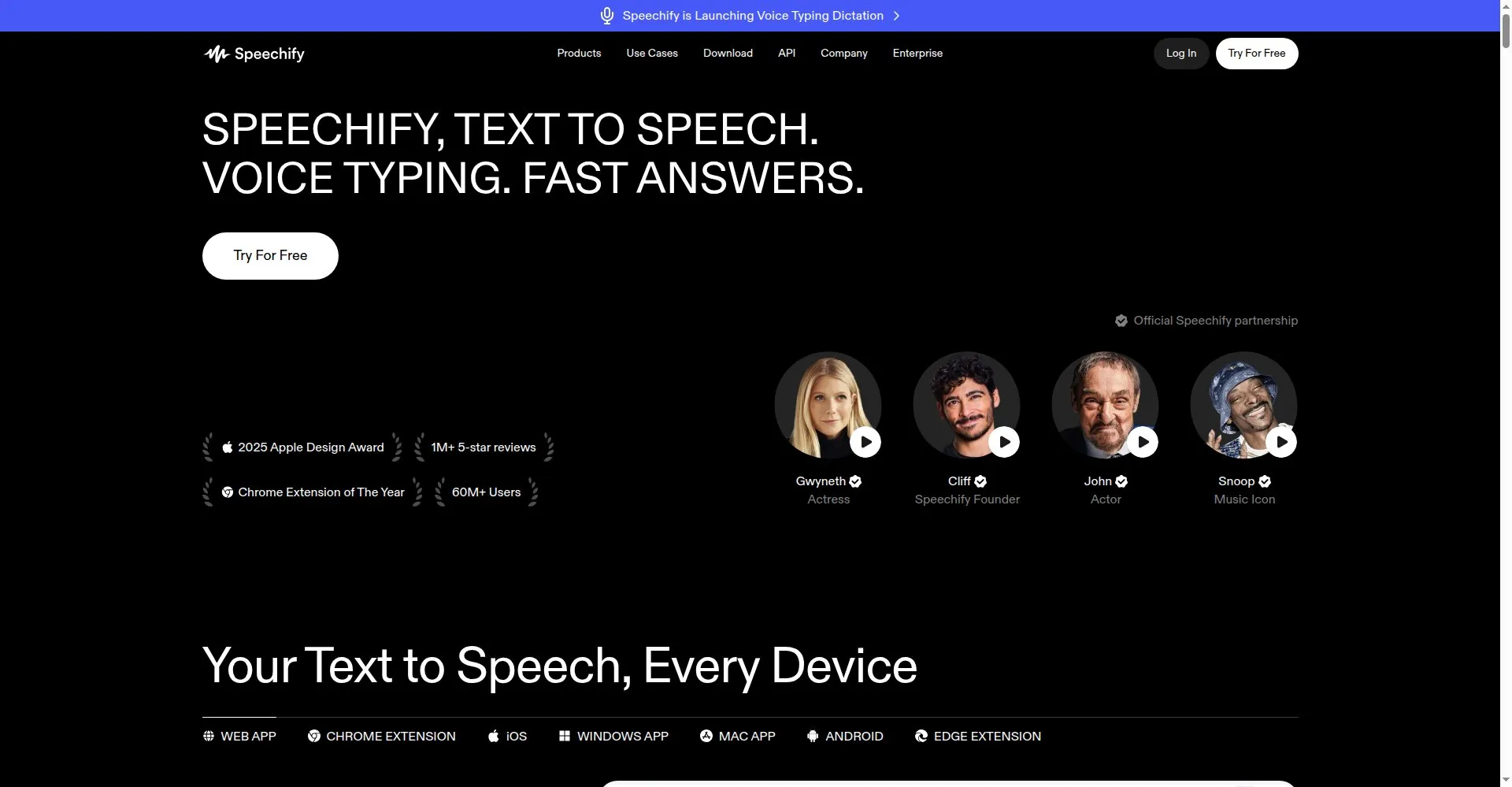 Speechify preview
