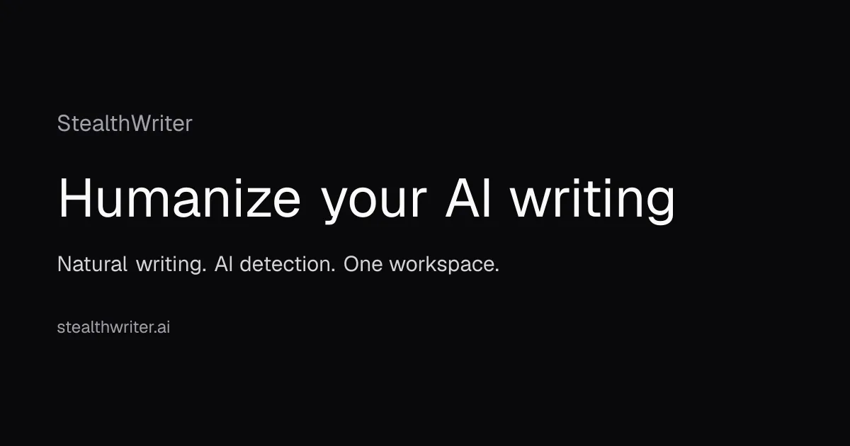 StealthWriter preview